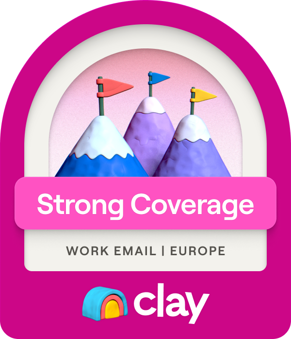 Clay Integration Coverage Performer - Email Europe