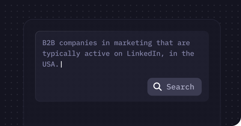 Find new leads with AI